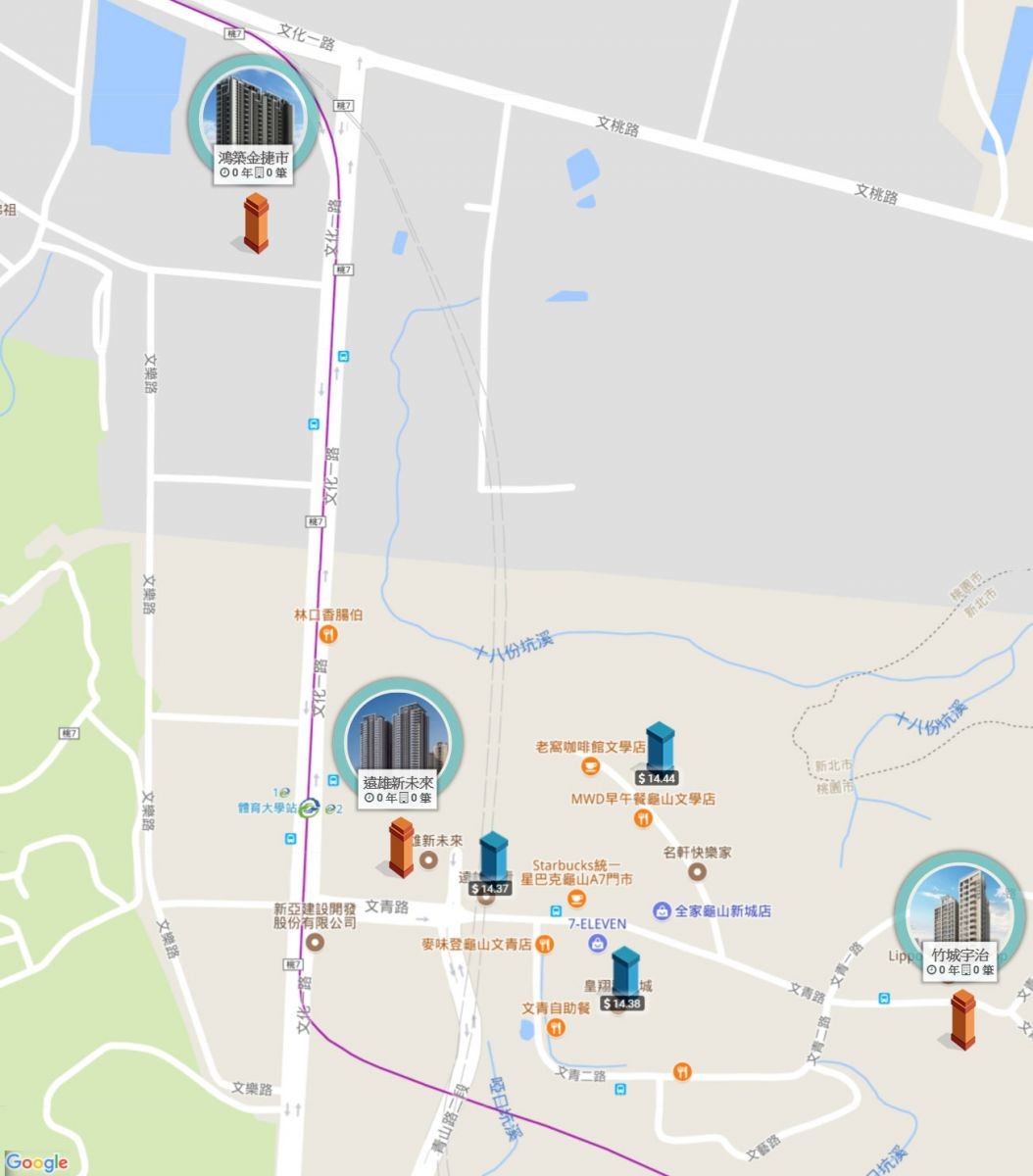 鴻築金捷市_A7站實價登錄圖