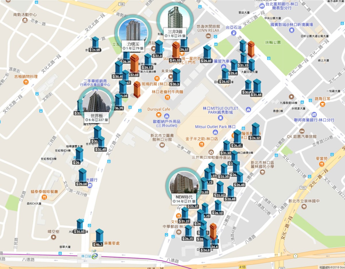 鴻築金捷市_A9站實價登錄圖
