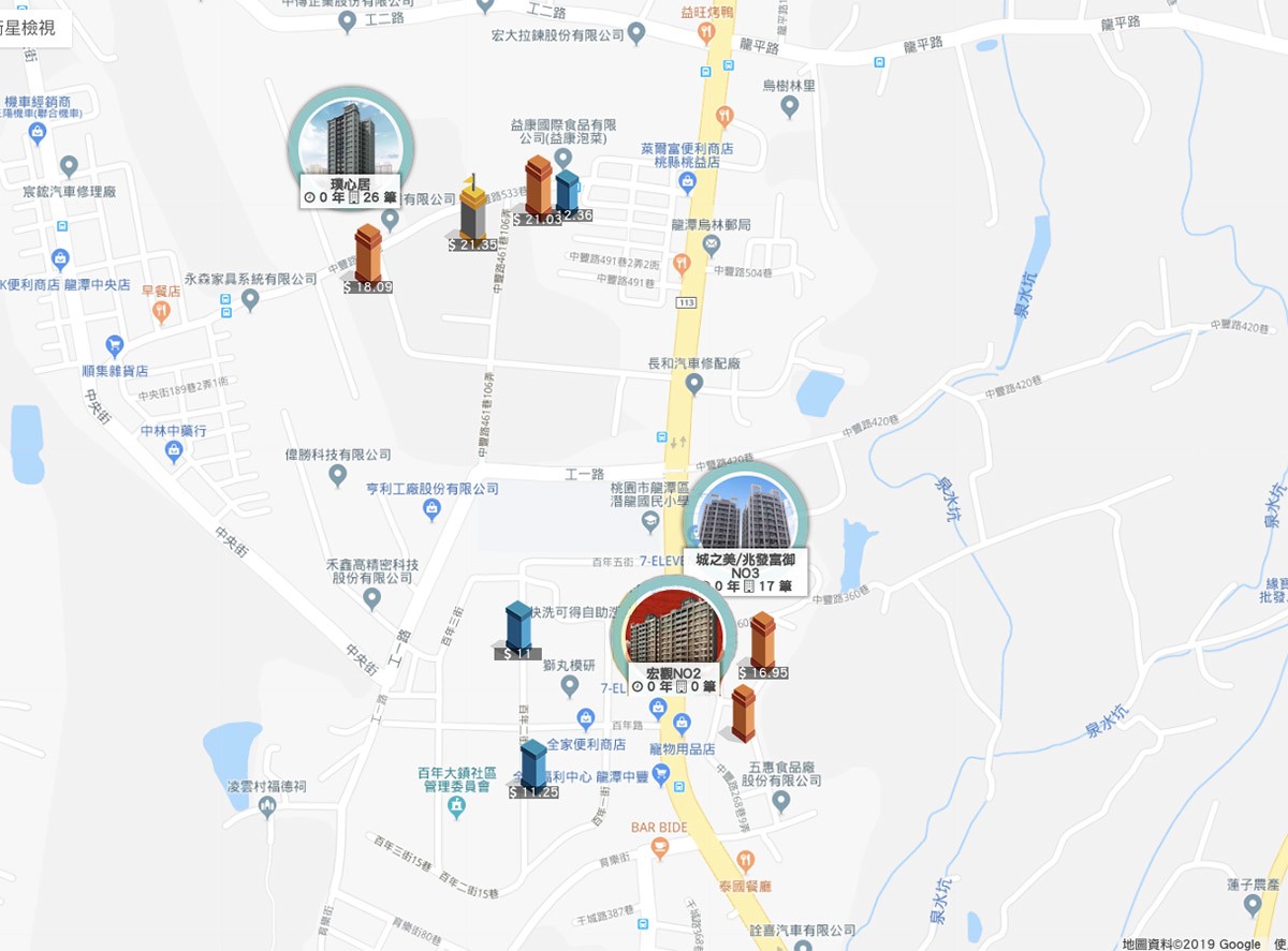 中豐路麥當勞商圈