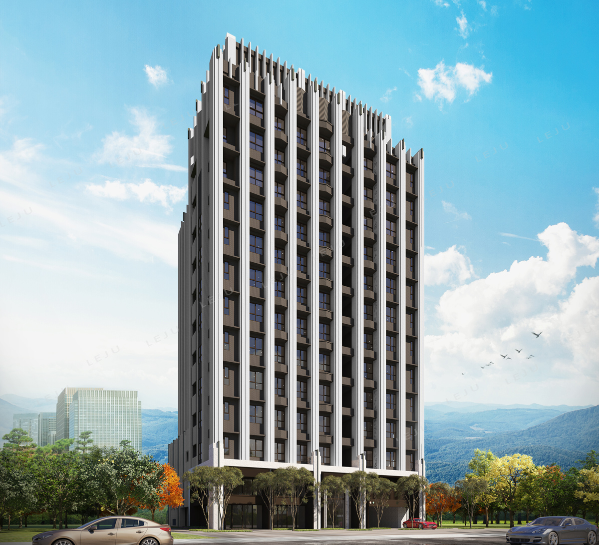 聯勤樂富Loft Town外觀