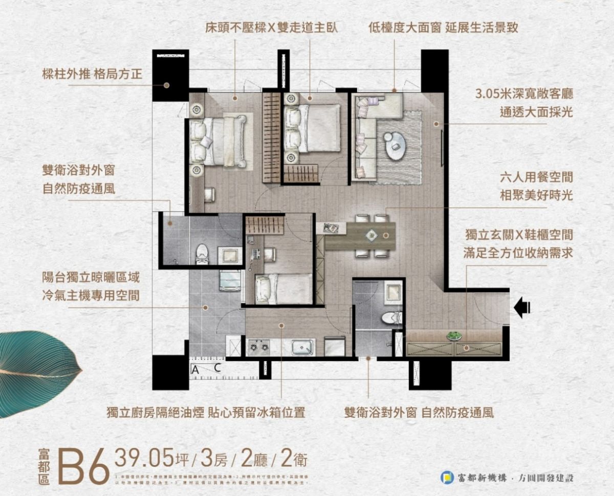 富都新玉B6家俱配置參考圖