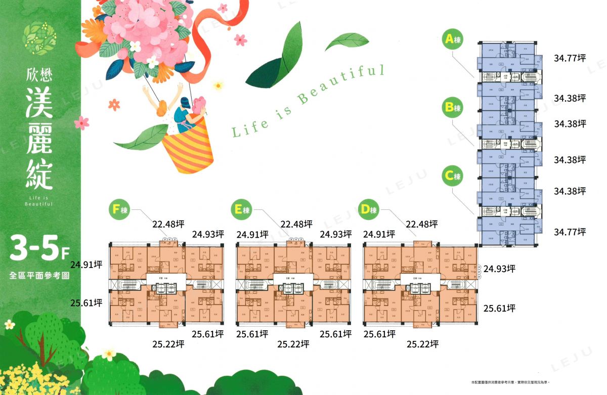 欣懋渼麗綻標準層平面圖