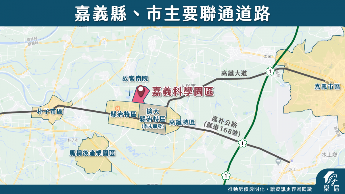 嘉義主要聯通道路