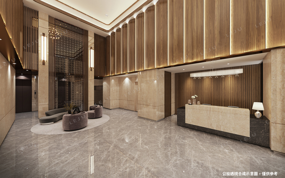 聯勤樂富Loft Town-Lobby3D示意圖