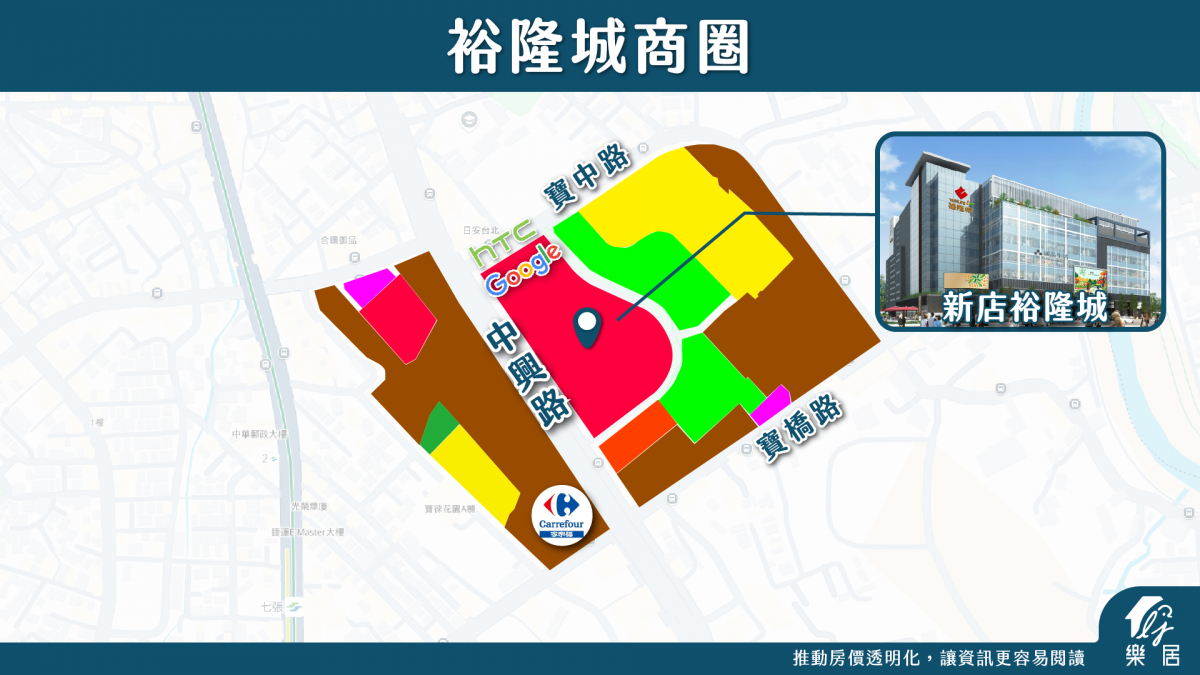 裕隆城商圈
