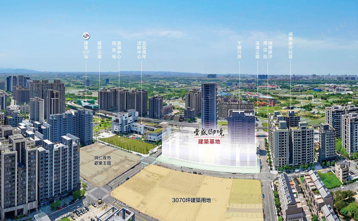 益騏豐盛御境週邊空拍圖