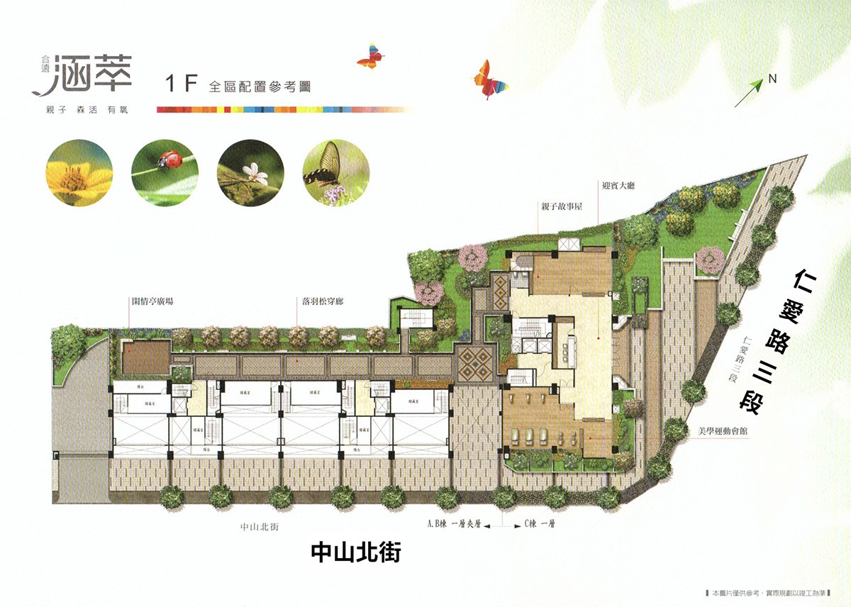 合遠涵萃1Ｆ平面圖