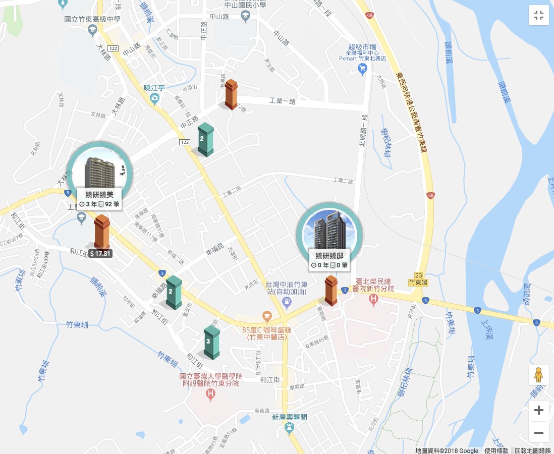 下公館生活圈周圍個案