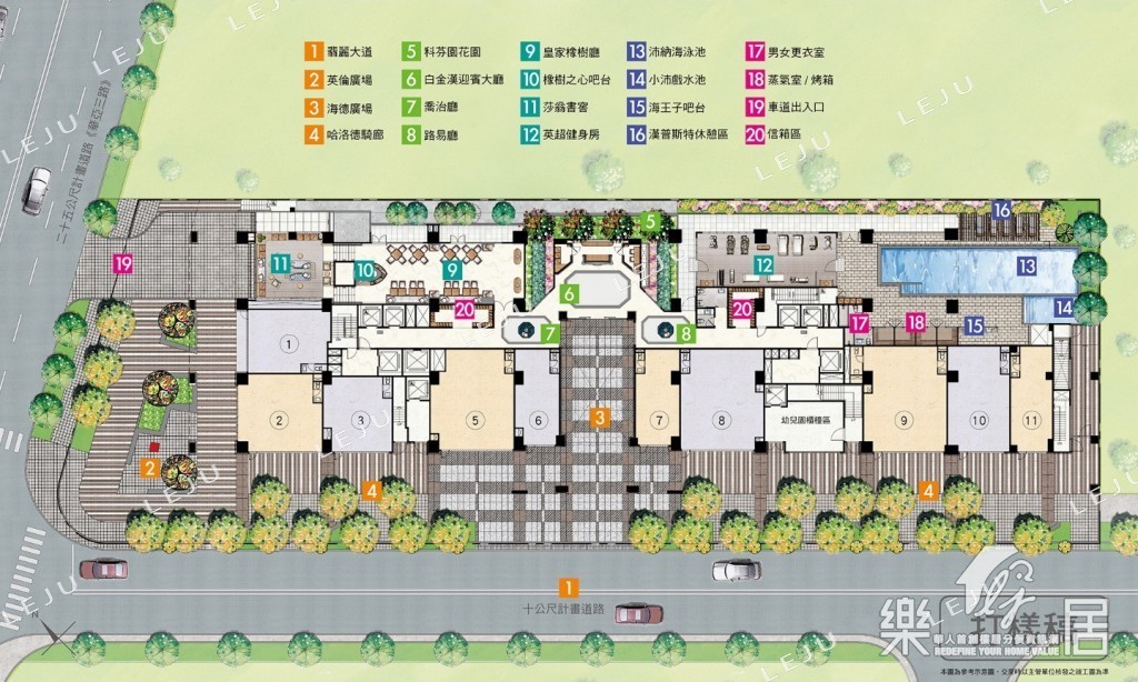 新潤翡麗一樓平面圖