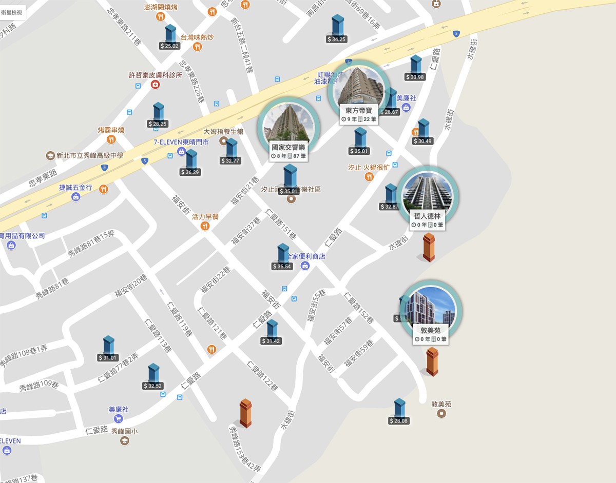 看屋筆記：新北市汐止區哲人德林(個案+價格分析)