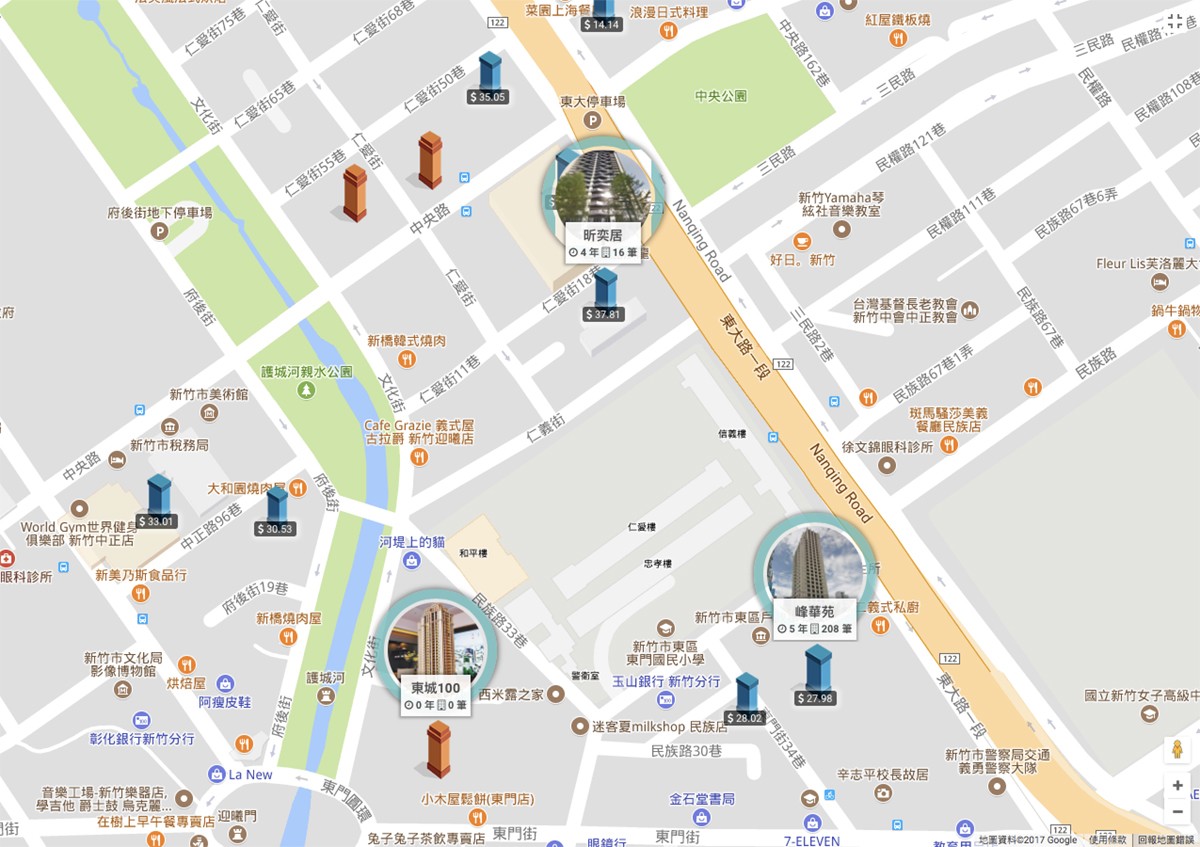 北區地圖