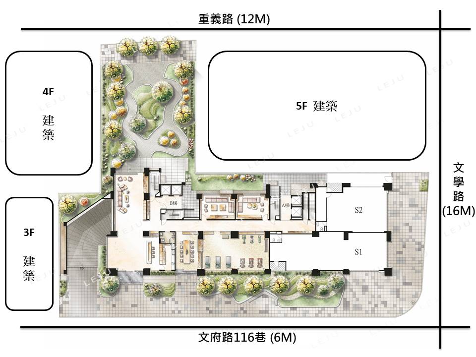 一樓平面分析
