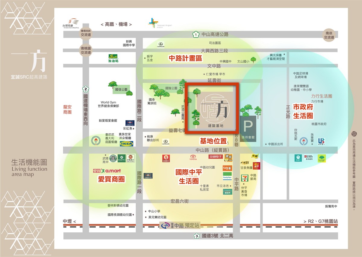 宜誠一方生活機能圖