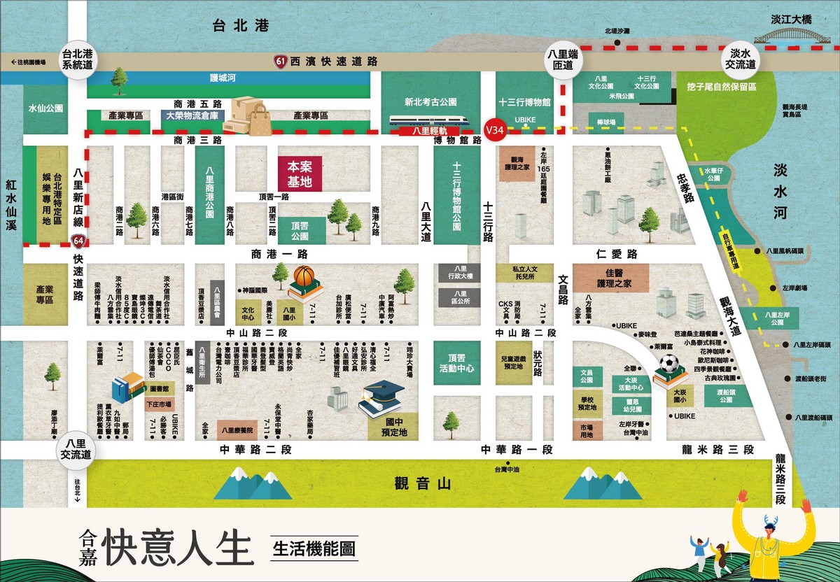 合嘉快意人生生活機能圖