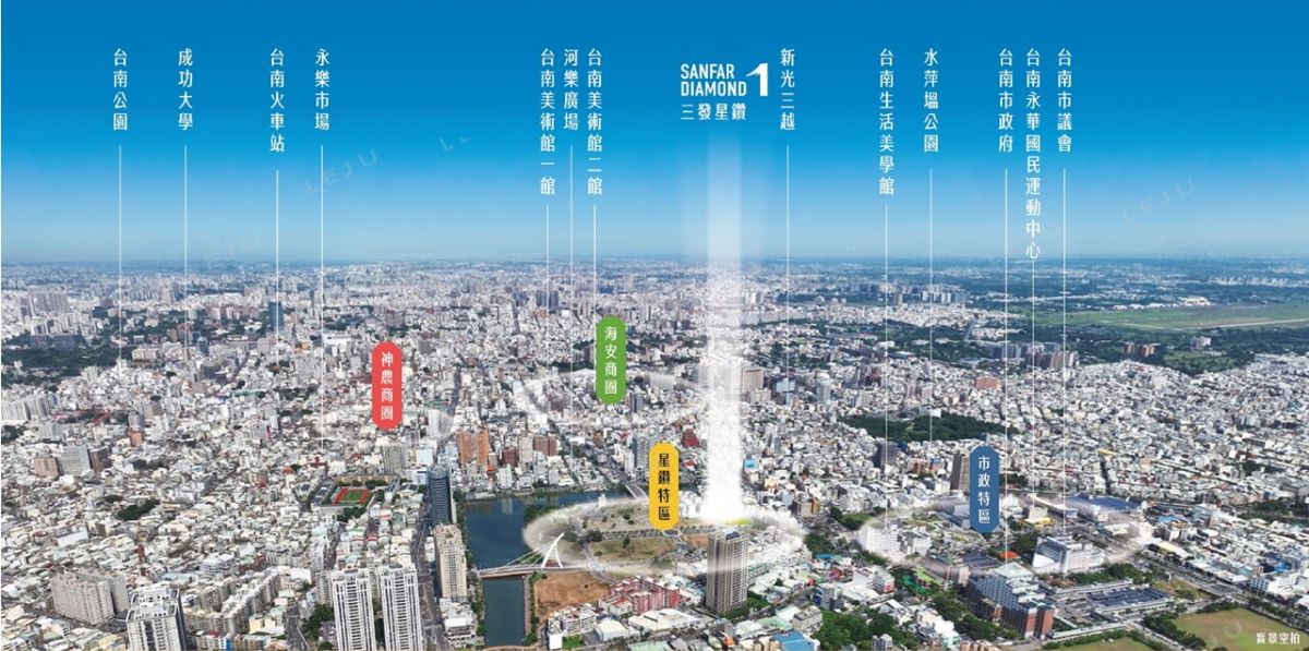 三發DIAMOND ONE 位置圖