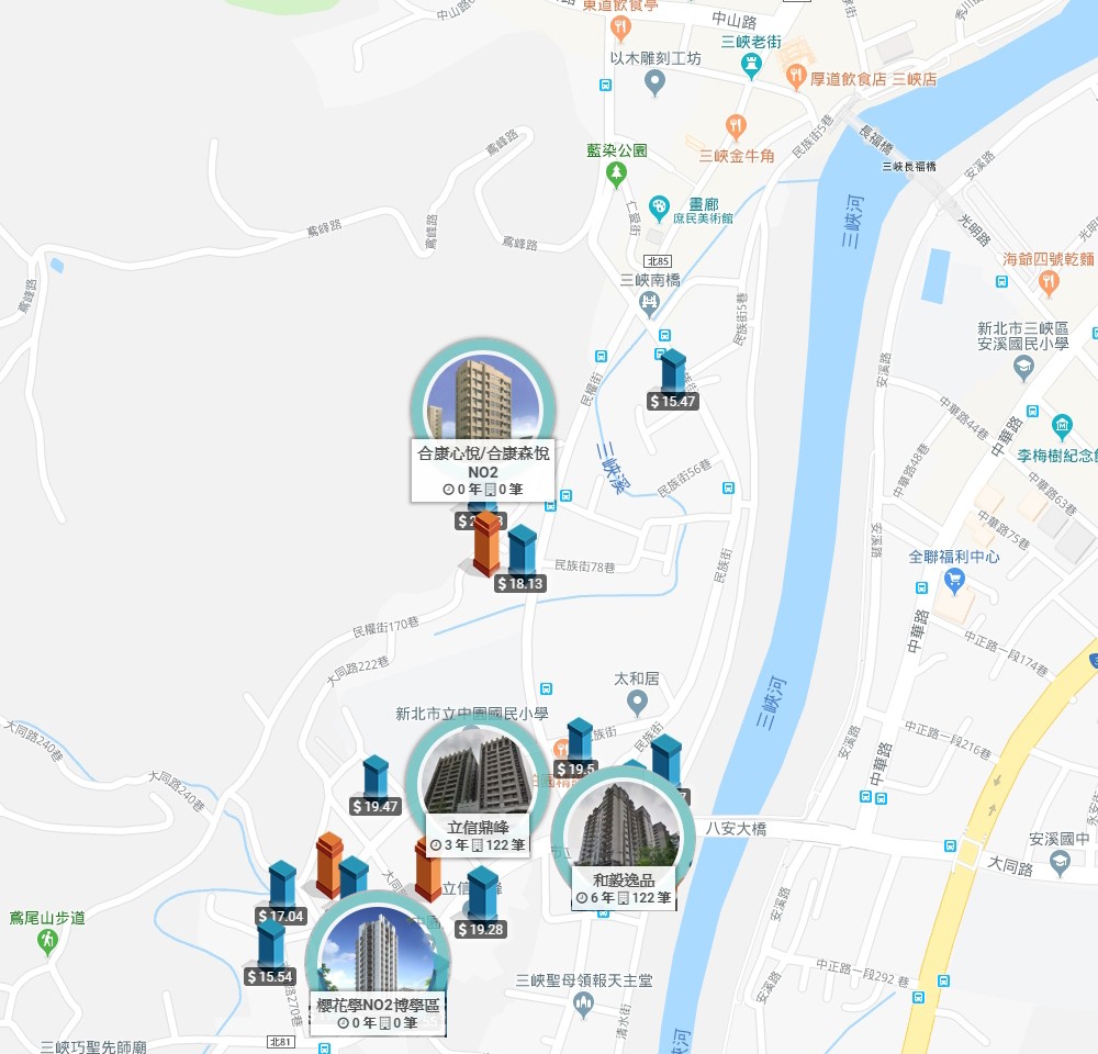 合康心悅實價登錄比較_中園國小附近個案
