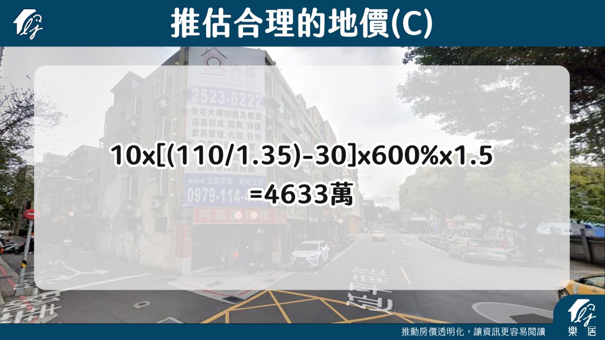 C地地價