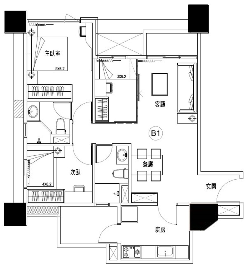 38坪