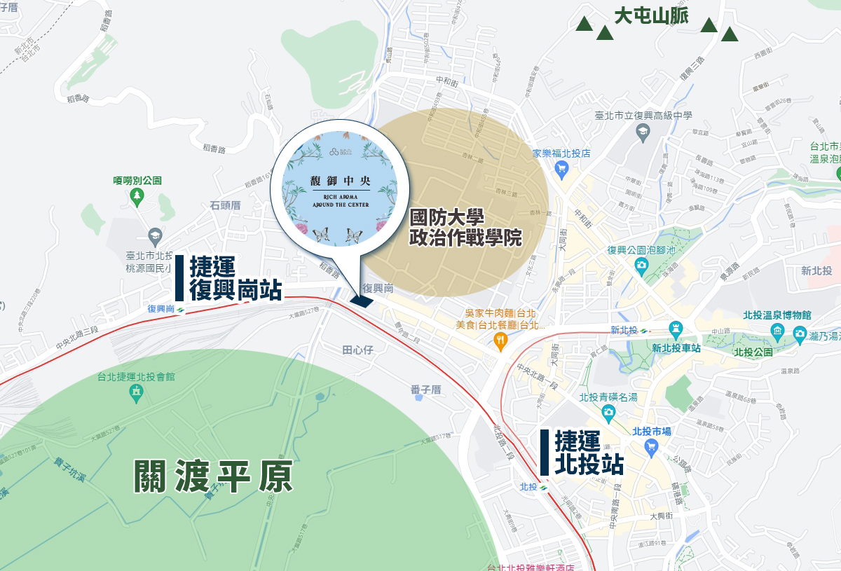 品嘉馥御中央_位置圖