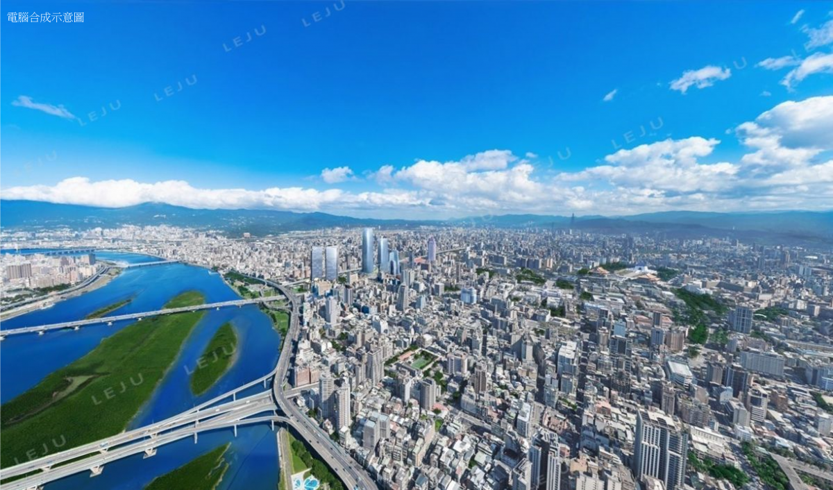 城中京湛 全區空拍圖