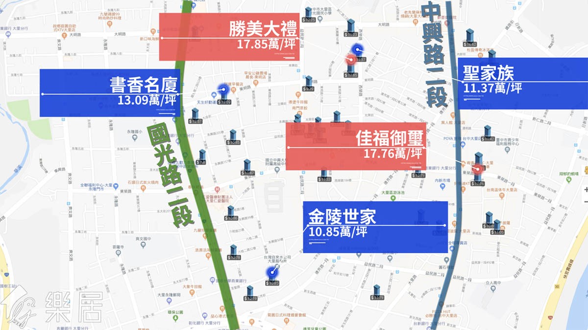 大里一期重劃區