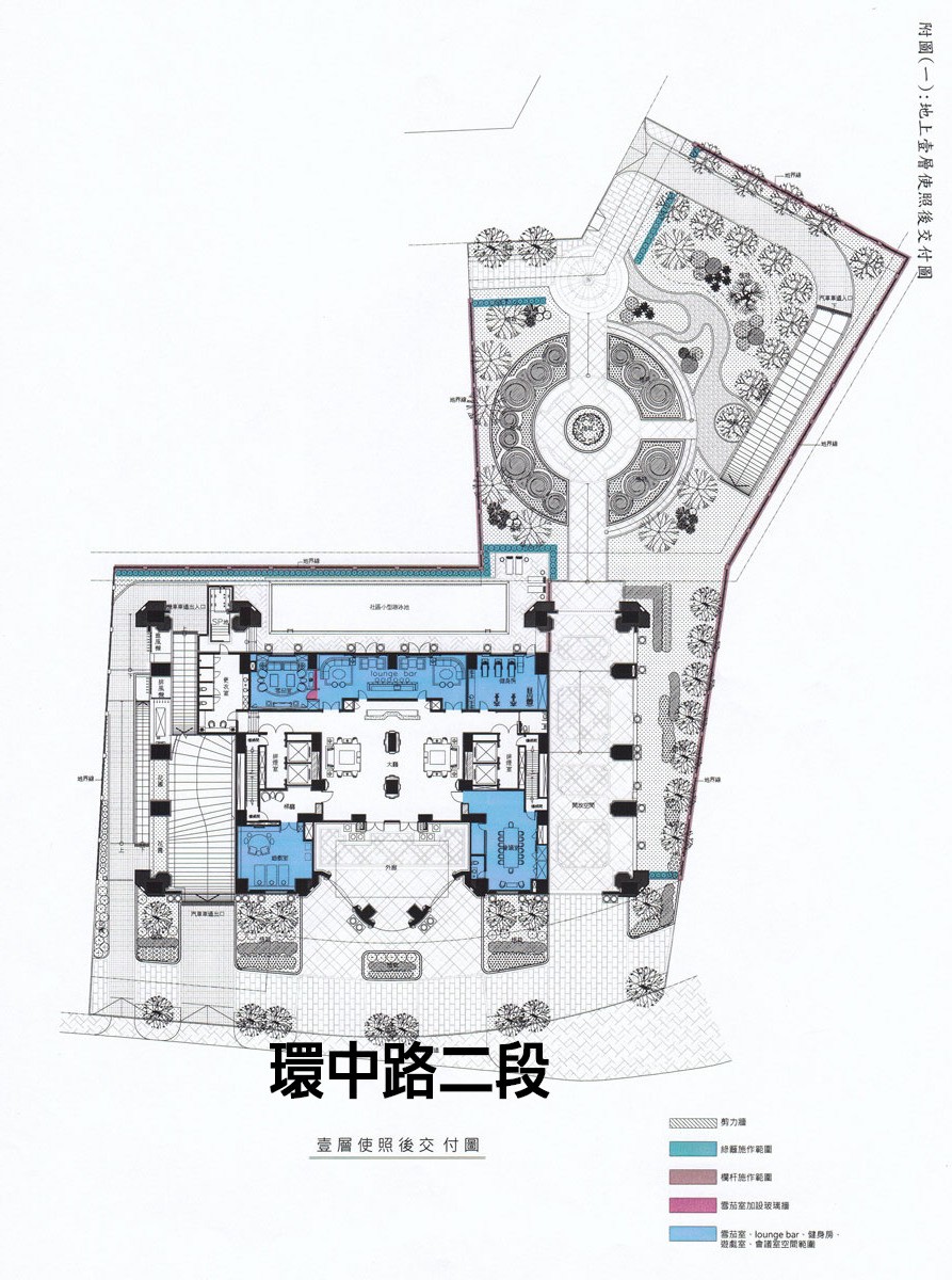 赫里翁臻愛 1F平面圖
