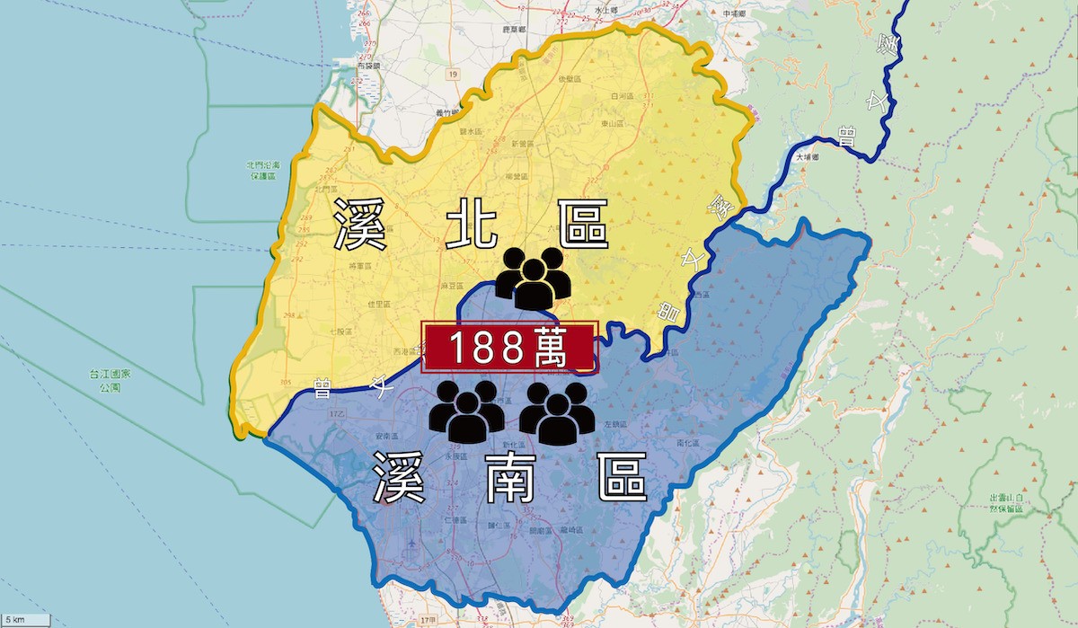台南區域劃分