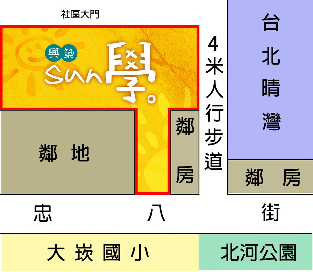 興築sun學周邊圖