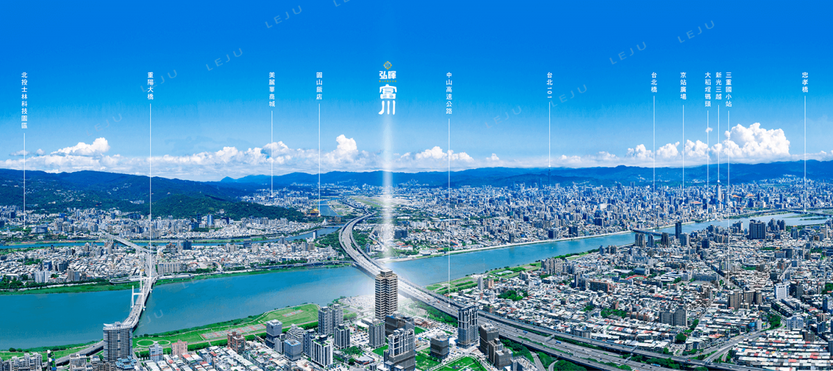 弘暉富川 外觀3D合成