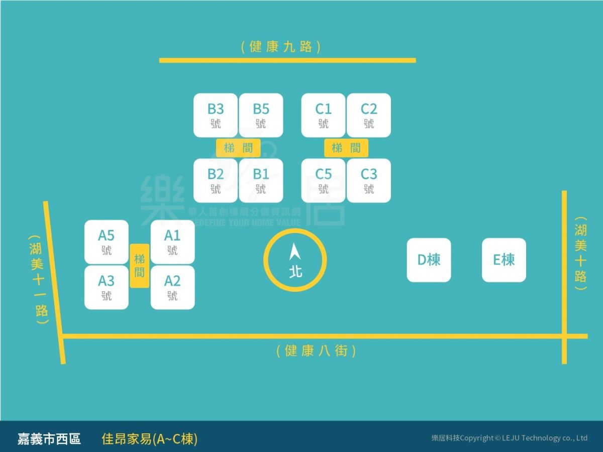 佳昂家易大樓分布圖