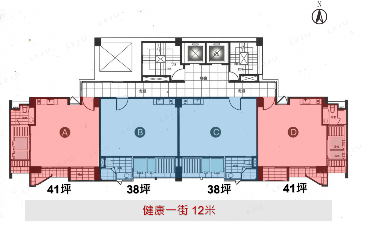 花見川 標準層平面圖