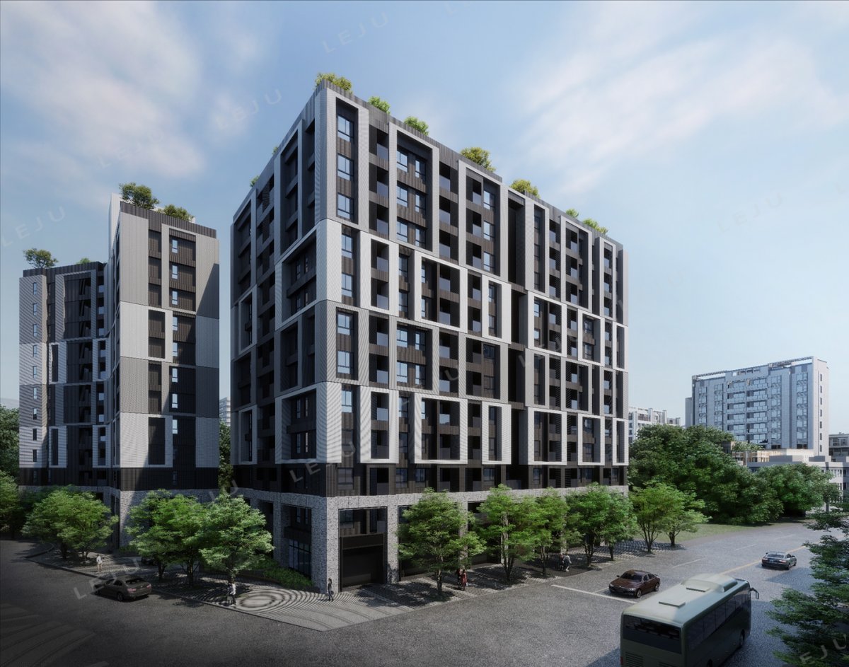 名毅吾山靚山區建築外觀圖