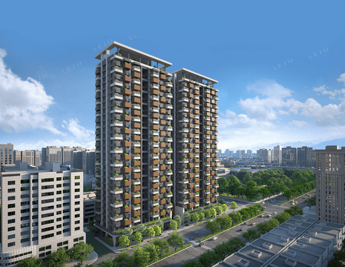 遠雄峰蘊3D外觀示意圖