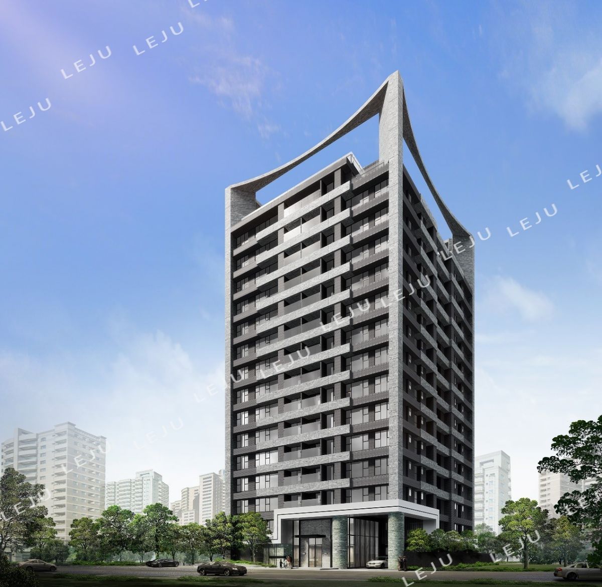 鼎吉中山外觀示意圖