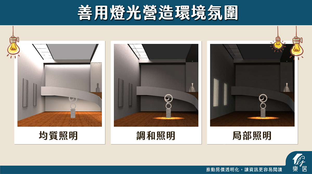 善用燈光營造環境氛圍