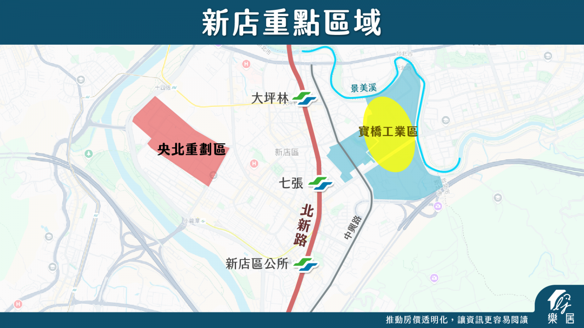 新店重點區域