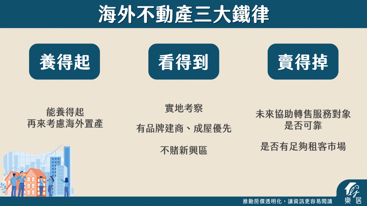 海外不動產三大鐵律