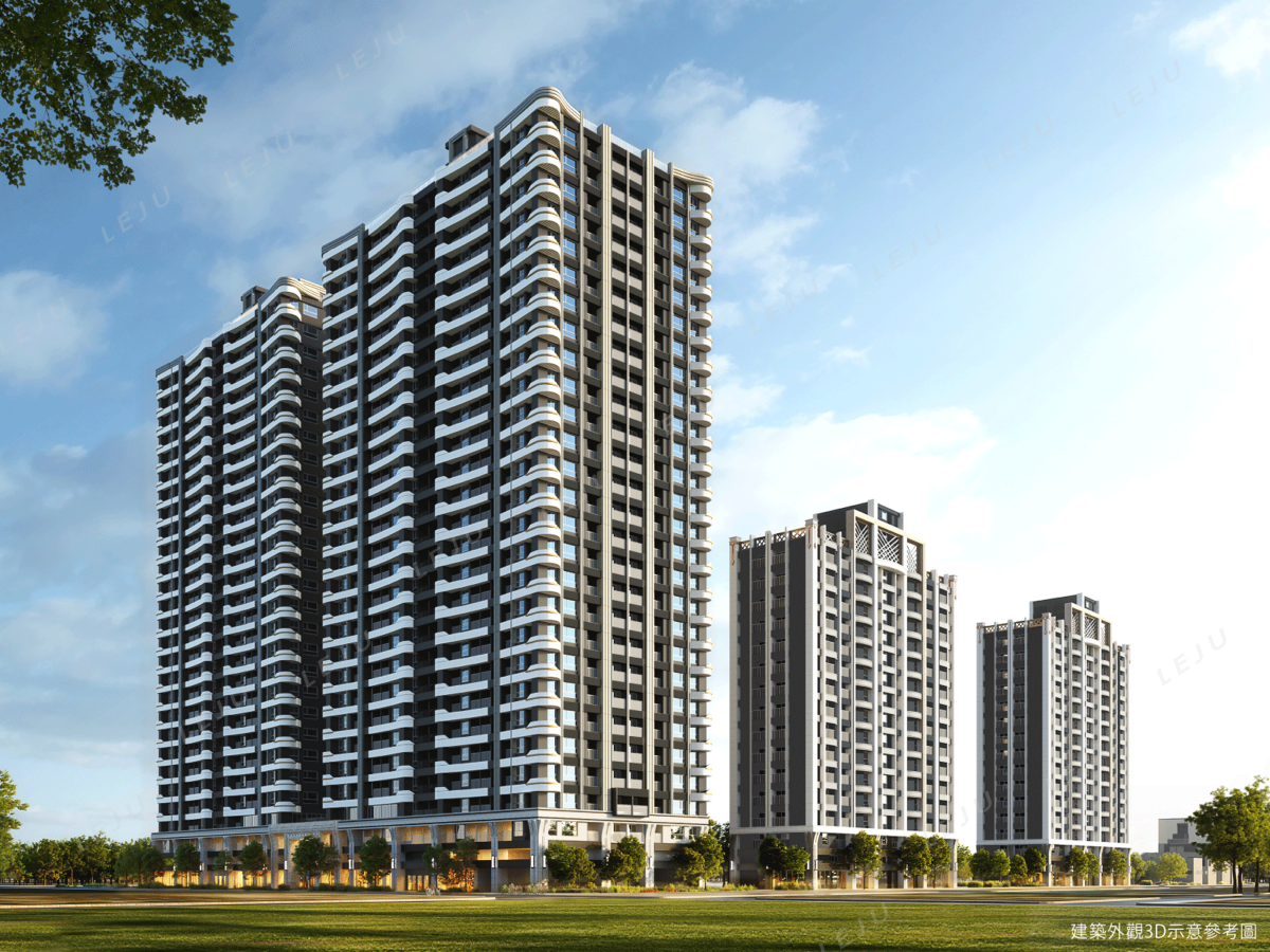 晴空大地 3D外觀示意圖
