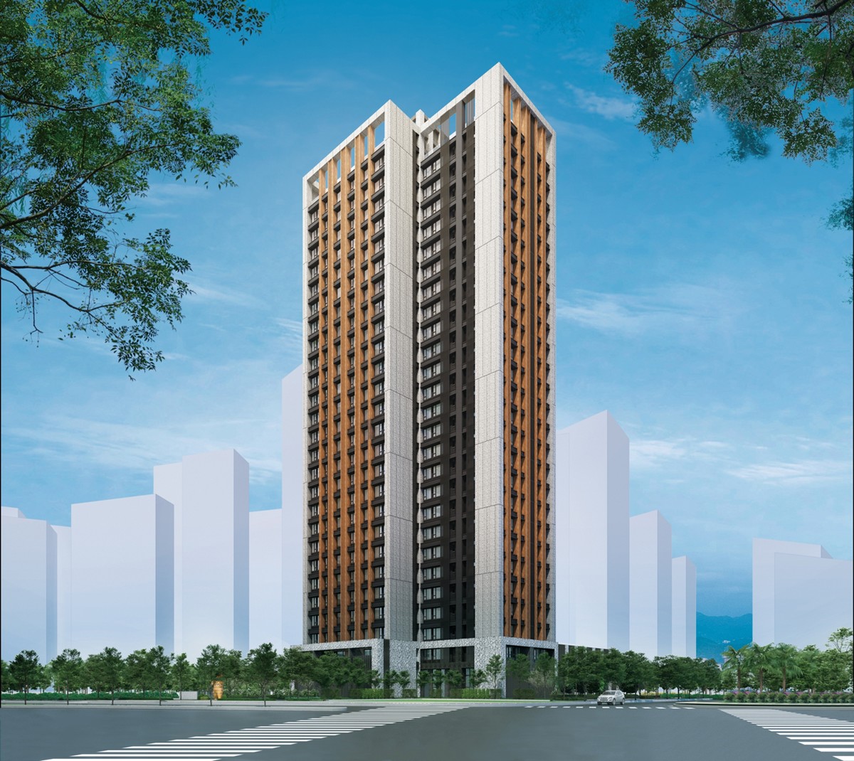 左岸京站外觀示意圖