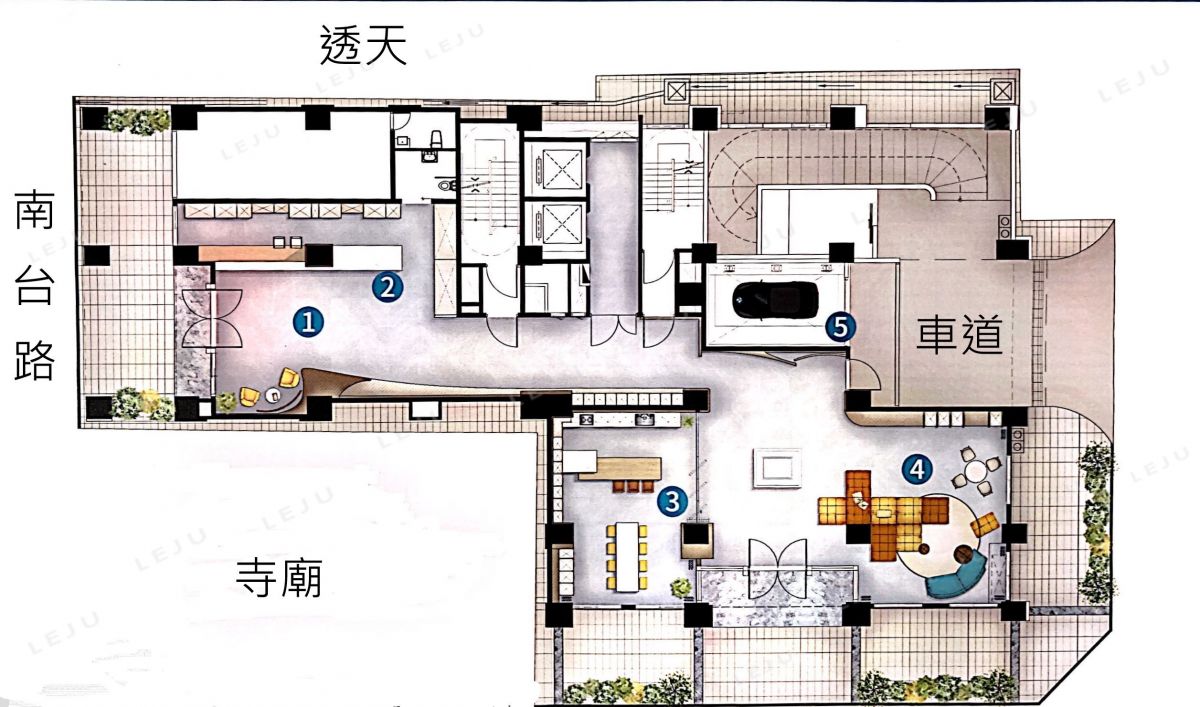 1樓平面分析