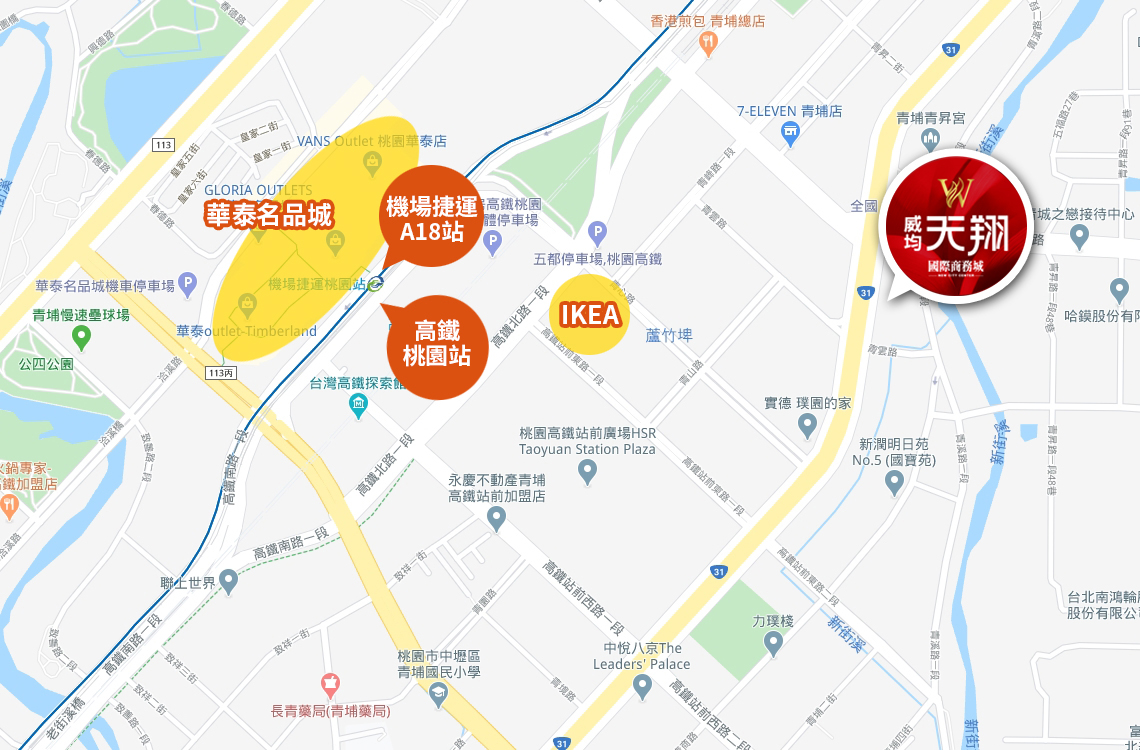 威均天翔_位置圖