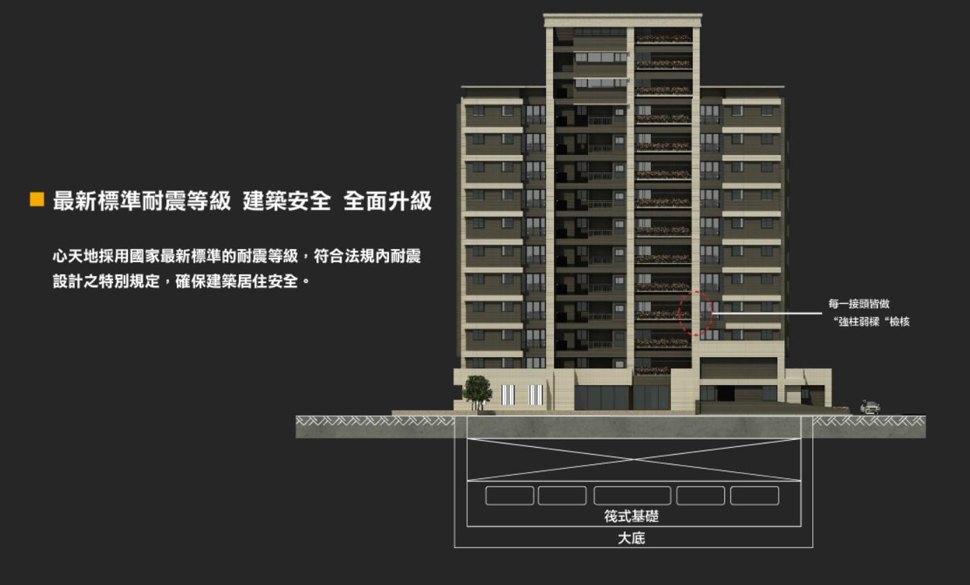 及福心天地 耐震