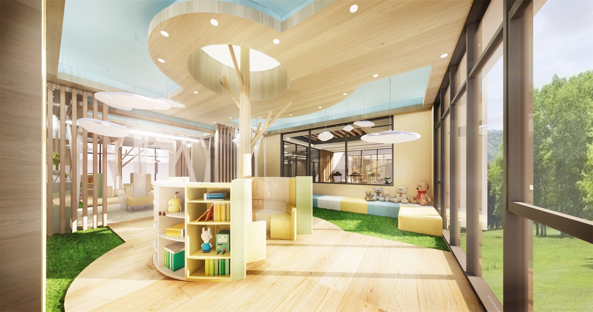 有逸市 兒童遊戲室 3D示意圖